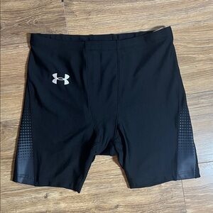 Under Armour Men's Black Athletic Biker Training Shorts